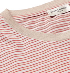 Saint Laurent - Striped Cotton T-Shirt - Men - Red