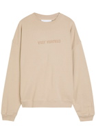 Axel Arigato Distort Washed Logo-print Cotton Sweatshirt Grey