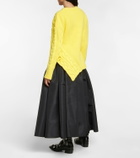 Alexander McQueen - Pieced and patched wool sweater