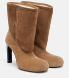 Balenciaga Fargo 80 suede ankle boots