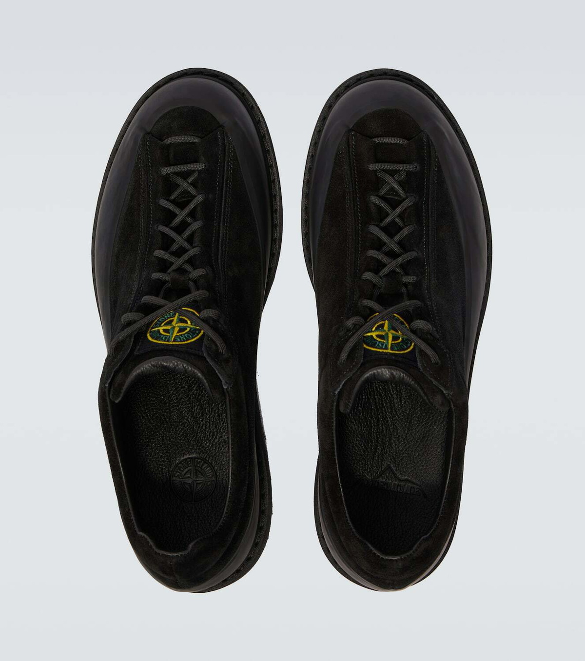 Stone Island Compass suede sneakers