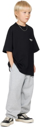Fear of God ESSENTIALS Kids Black Jersey Crewneck T-shirt