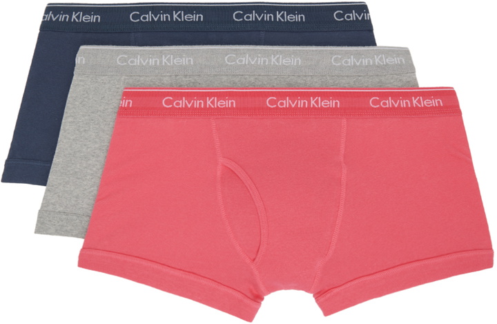Photo: Calvin Klein Underwear Three-Pack Multicolor Classic Fit Boxers