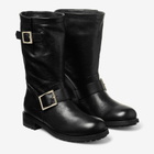 Jimmy Choo Biker Mid Flat Boot