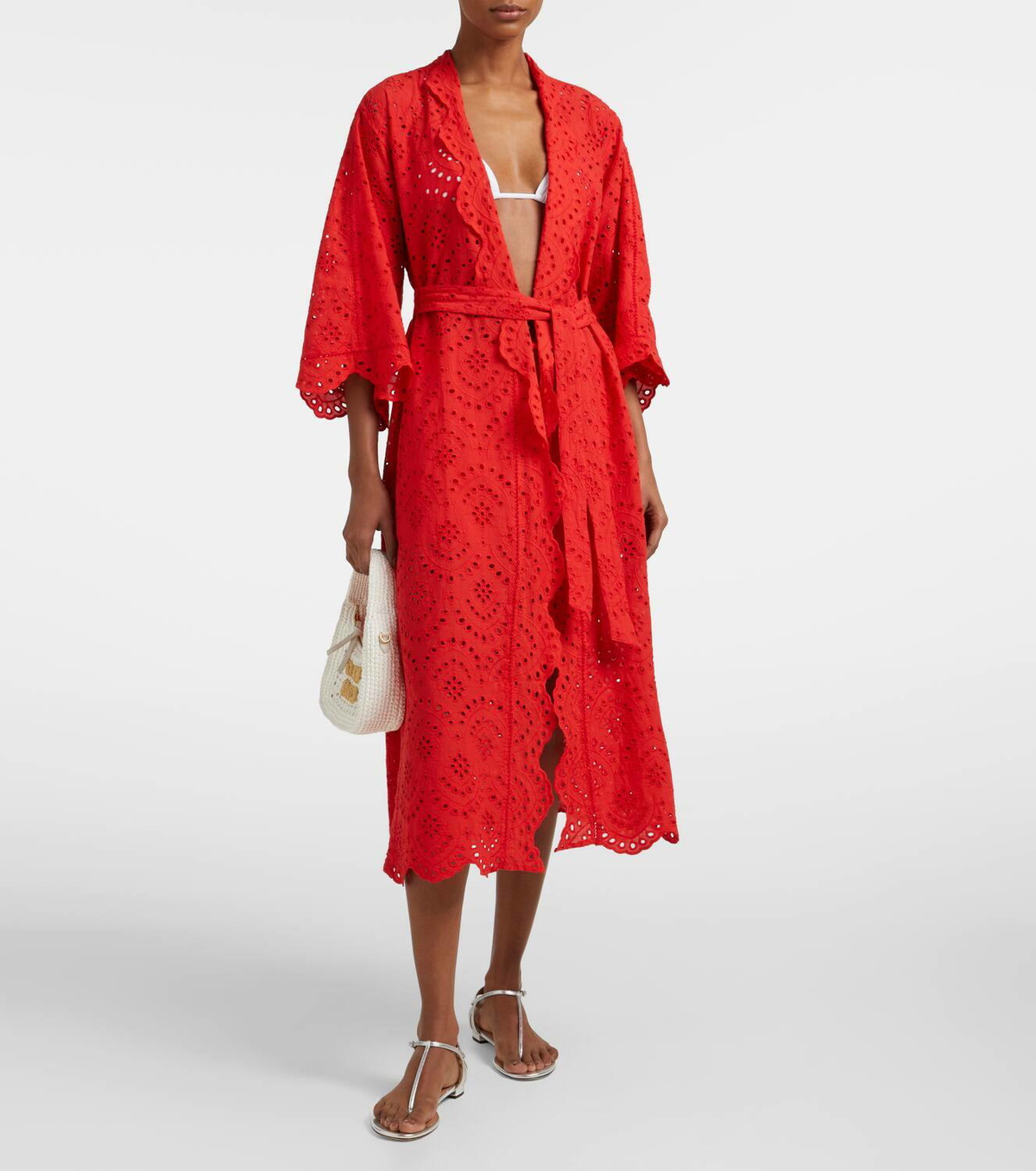 Poupette St Barth Aya cotton kaftan