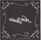 Acne Studios Black Logo Handkerchief