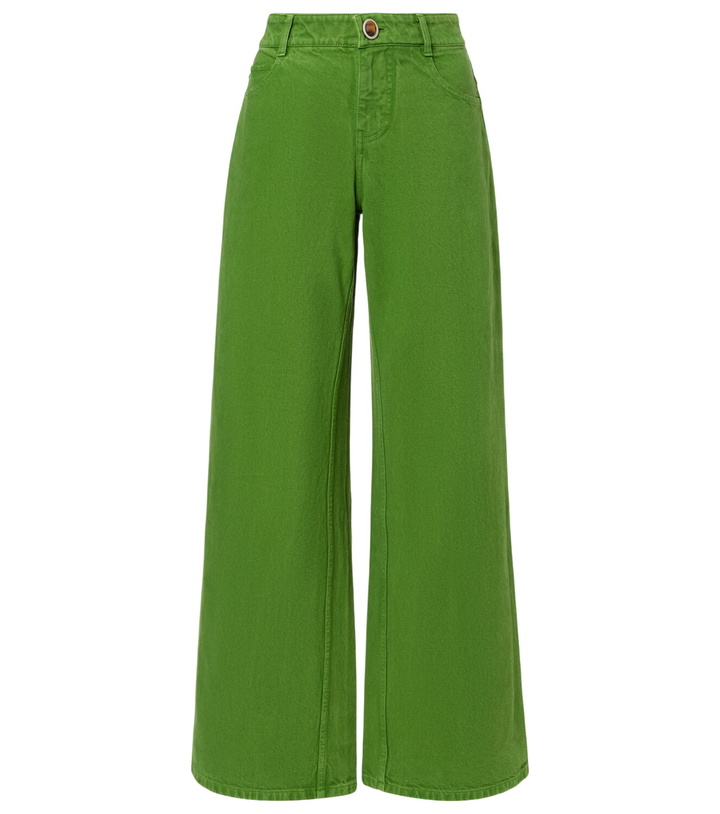 Photo: Christopher Esber Mid-rise wide-leg jeans