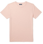 Frescobol Carioca - Mazola Slub Cotton and Linen-Blend T-Shirt - Orange