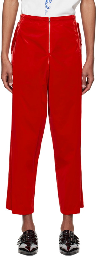 Photo: Maximilian Davis Red Spain Trousers