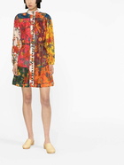 ZIMMERMANN - Floral Print Cotton Mini Dress