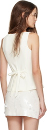 GUIZIO Off-White Troyes Top