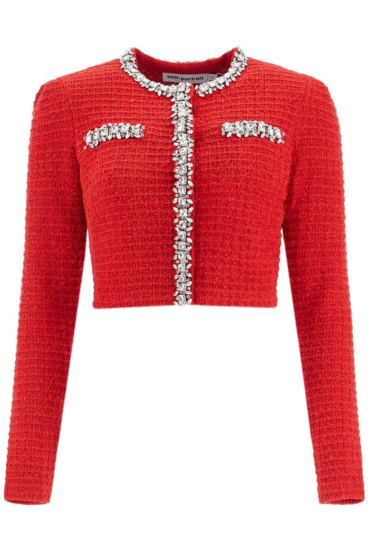 Self-Portrait｜CARDIGANS (SOFT KNIT CARDIGAN (RS25130CC- Self-Portrait Soft Knit Cardigan - ShopStyle