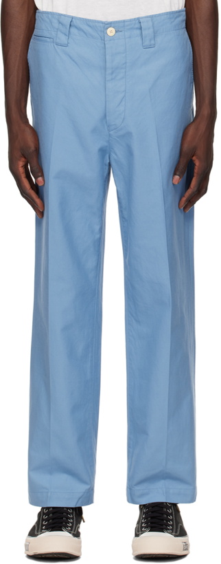 Photo: visvim Blue Field Trousers