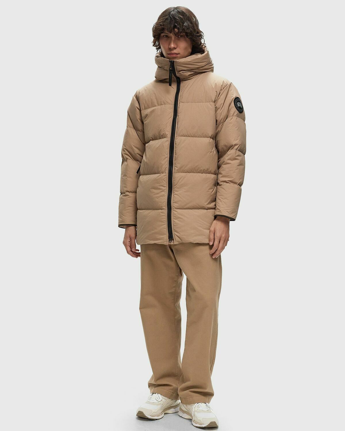 Canada Goose Lawrence Puffer Jacket Beige Down Puffer Jackets Canada Goose