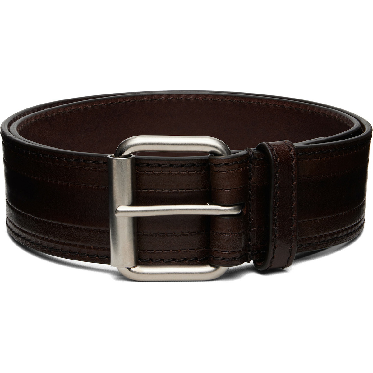 Dries Van Noten Brown Calfskin Belt