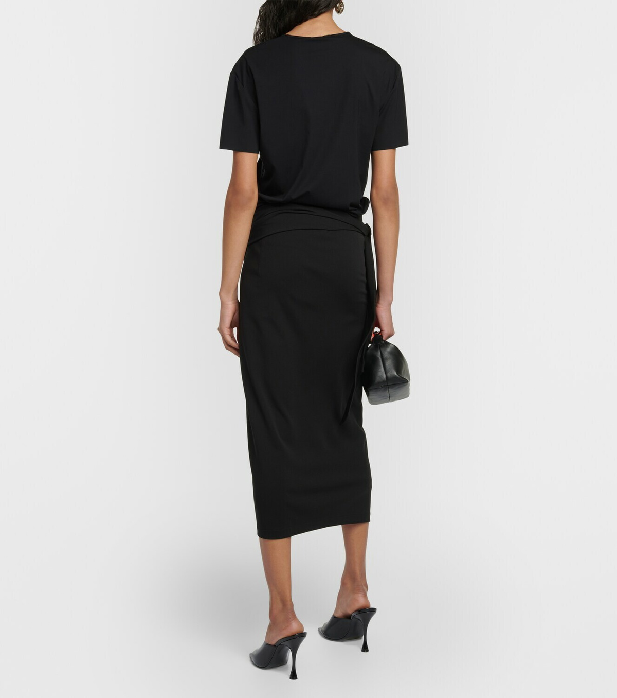 Wolford Origami wrap midi skirt Wolford