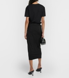 Wolford Origami wrap midi skirt