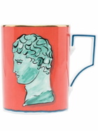 GINORI 1735 Red Viaggio Di Nettuno Mug
