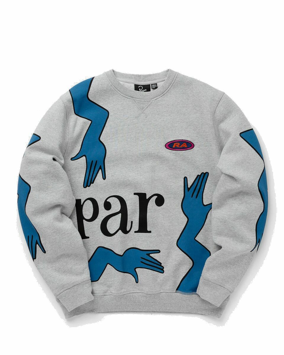 Photo: By Parra Early Grab Crew Neck Sweatshirt Blue/Grey - Mens - Sweatshirts