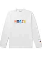 Norse Projects - Geoff McFetridge Johannes Logo-Print Cotton-Jersey T-Shirt - White