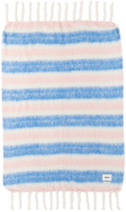 Tekla Blue & Pink Le Corbusier Mohair Blanket
