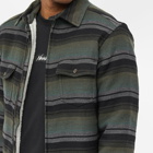 KAVU Men's Eagle Pine Shepra Lined Shirt in Forest Stripe