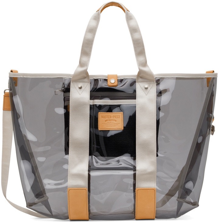 Photo: Master-Piece Co Black Clear Tote