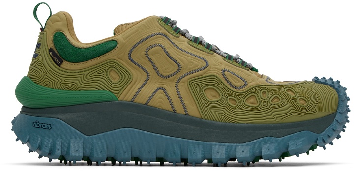 Photo: Moncler Genius Moncler Salehe Bembury Green Trailgrip Grain Sneakers