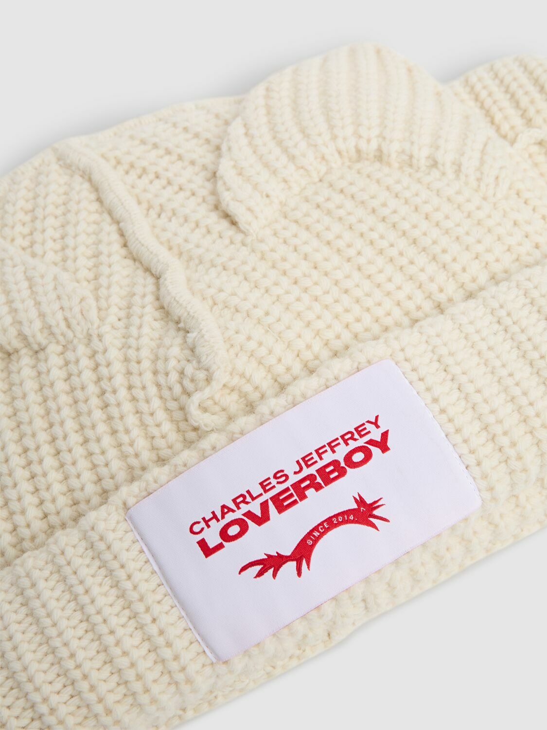 帽子 Loverboy CHUNKY EARS BEANIE SCARF Charles Jeffrey Chunky Ears Beanie Scarf - Black | Editorialist