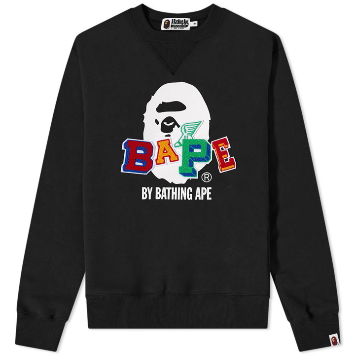 Photo: A Bathing Ape Bape Patch Crew Sweat