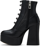 Marc Jacobs Black 'The Kiki' Stretch Ankle Boots