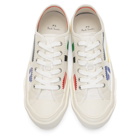 PS by Paul Smith White Painted Sports Stripes Fennec Sneakers