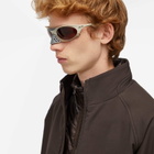 Oakley Plantaris Sunglasses in Matte Sand/Prizm Brown Gradient 
