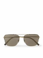 Oliver Peoples - Roger Federer Aviator-Style Gold-Tone Sunglasses