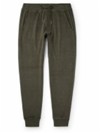 TOM FORD - Tapered Cotton-Terry Sweatpants - Green