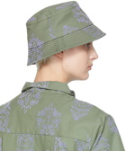 paria /FARZANEH Green Flock Bucket Hat