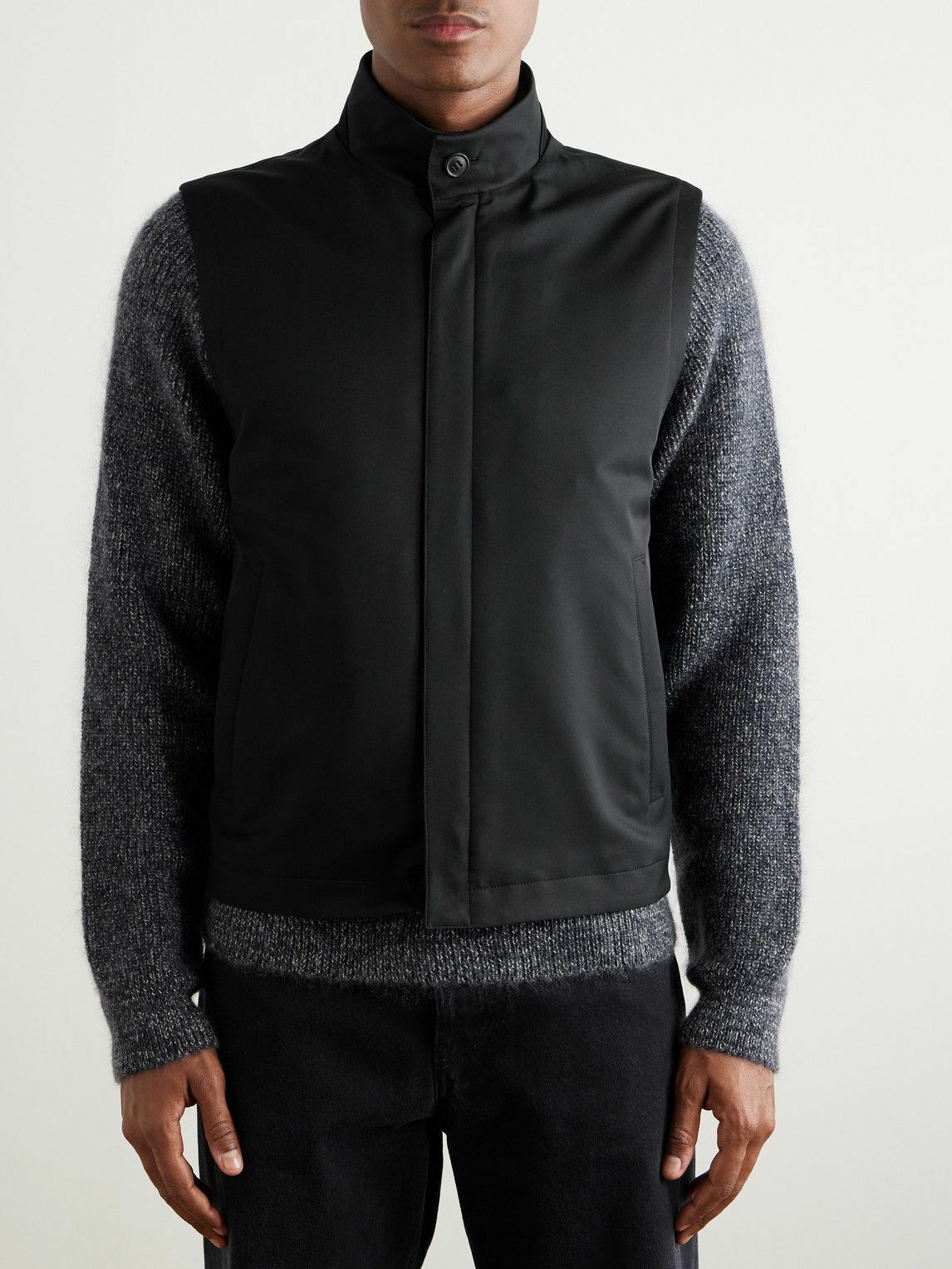 Zegna - Slim-Fit Shell Gilet - Black