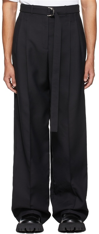 Photo: Peter Do Black Signature Belted Trousers
