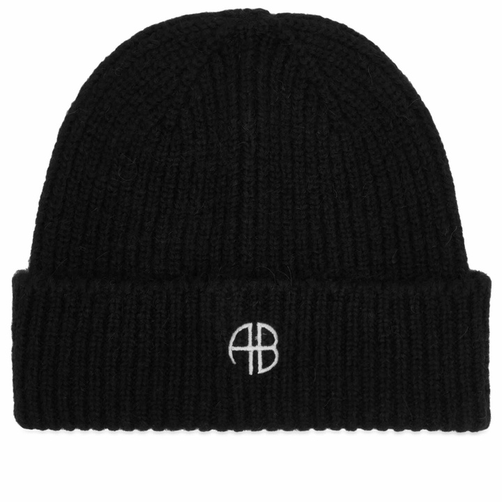 ANINE BING Black Elia Beanie ANINE BING display picture 1