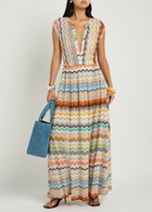 Missoni Zigzag Fine-knit Maxi Cover-up Dress Multicoloured