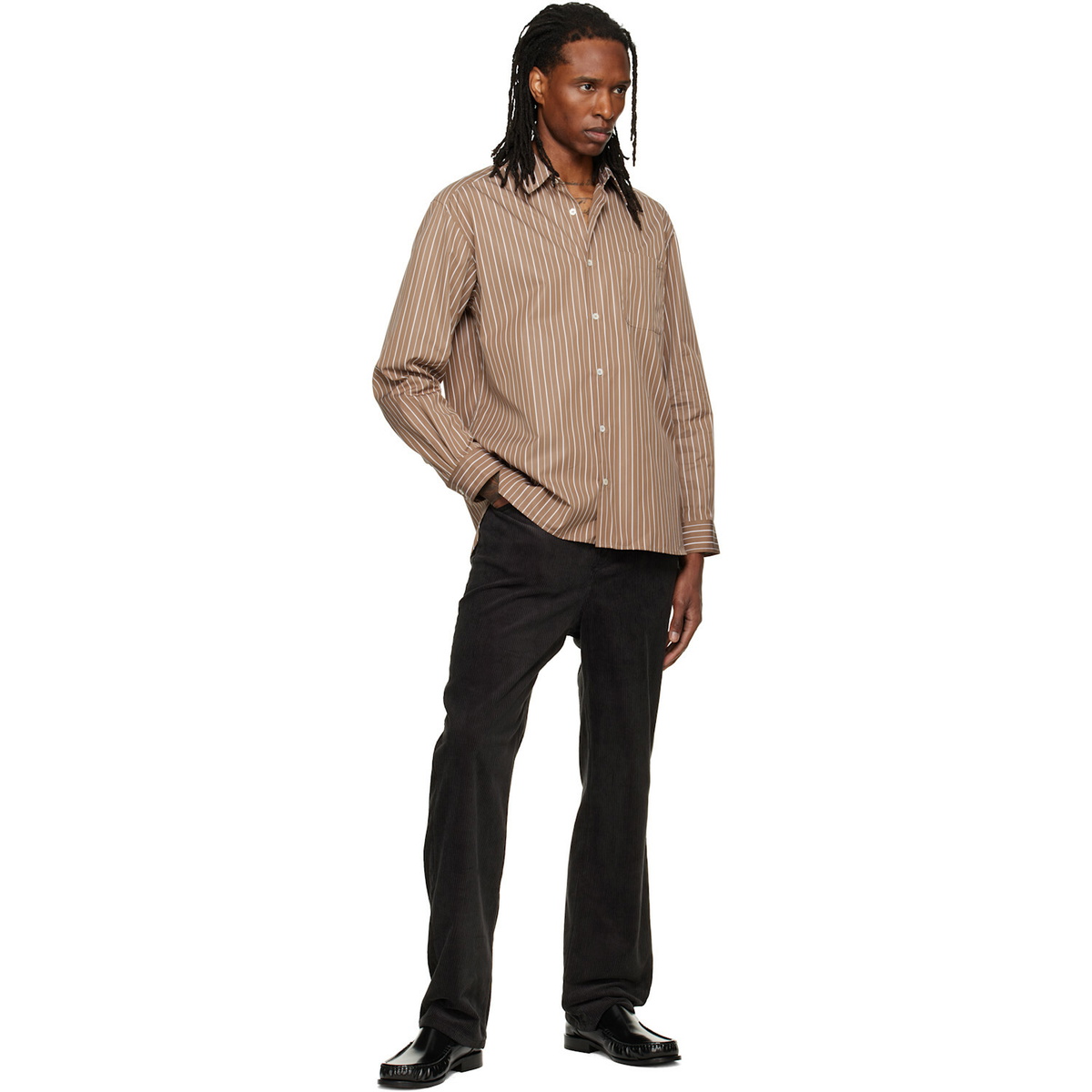 A.P.C. Gray Solal Trousers