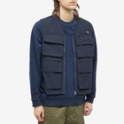 Universal Works Men's Tech Twill Photographers Gilet in Navy