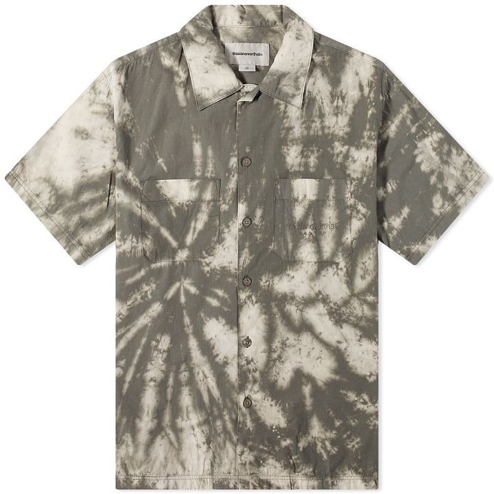 Photo: thisisneverthat Men's Tie Dye Vacation Shirt in Grey