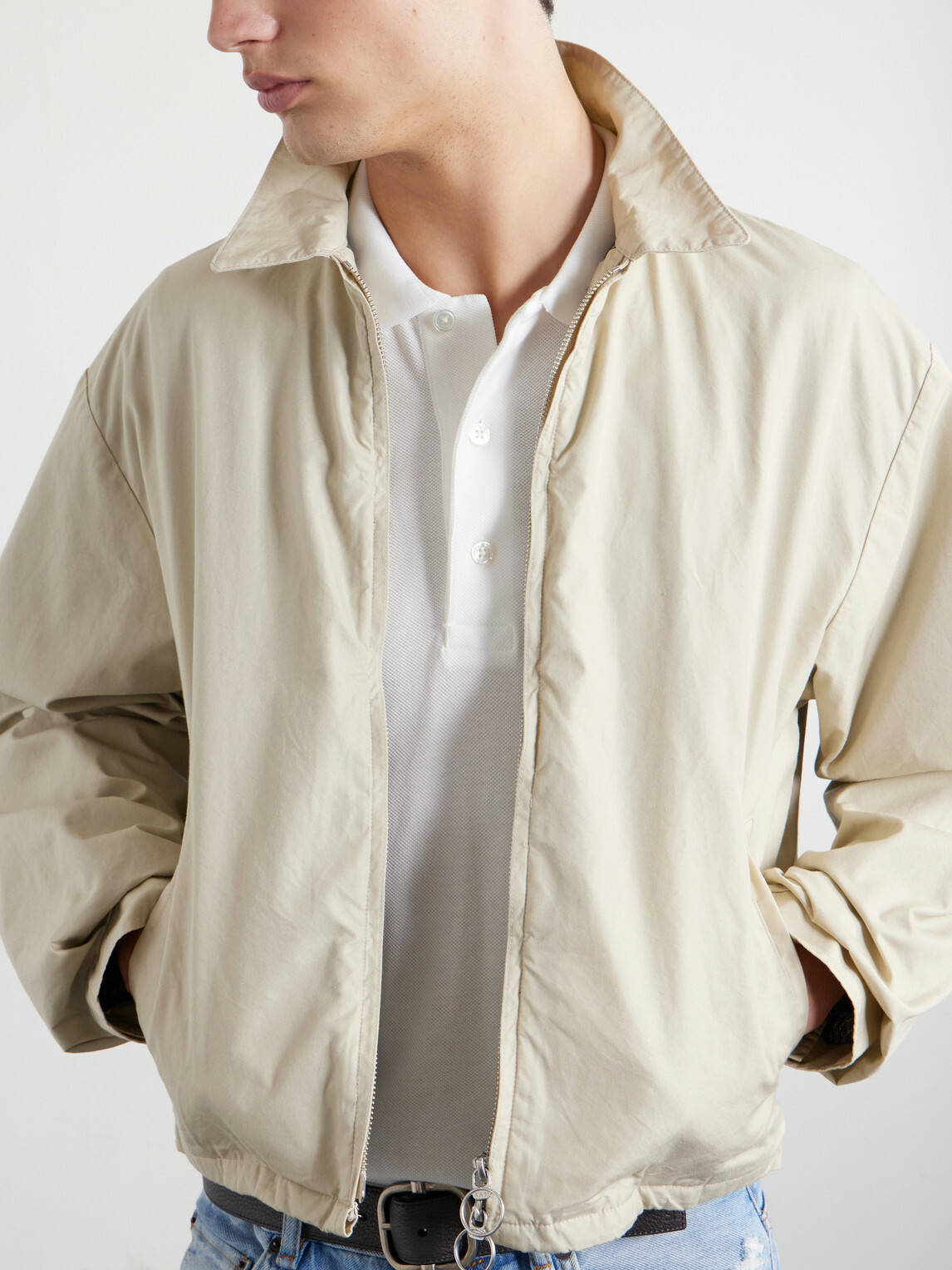 KAPITAL - Hacksaw Cotton-Blend Shell Blouson Jacket - Neutrals