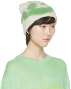 The Elder Statesman Green Hot Watchman Beanie