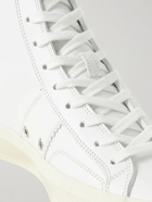 TOM FORD - Cambridge Leather High-Top Sneakers - White