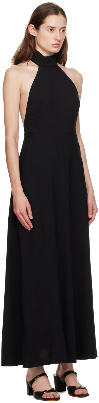 Matteau Black T-Back Maxi Dress