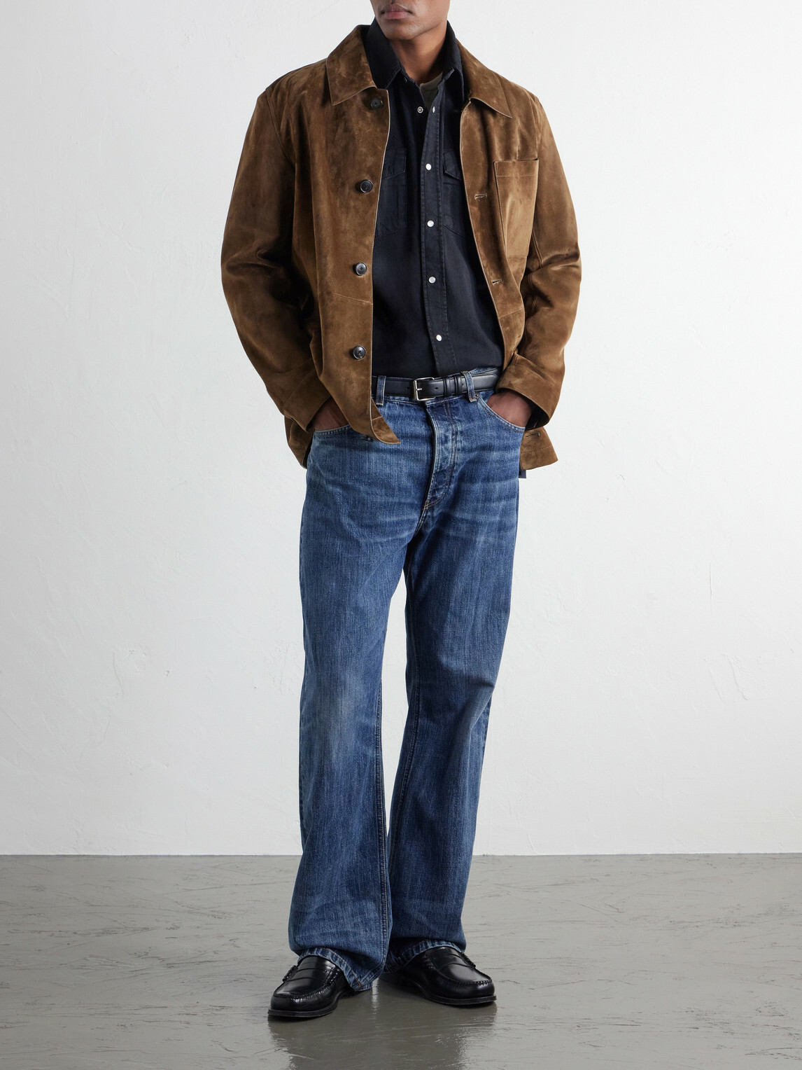 Aimé Leon Dore - Denim Shirt - Black
