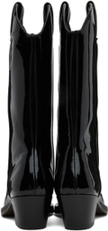 Ernest W. Baker Black Western Boots