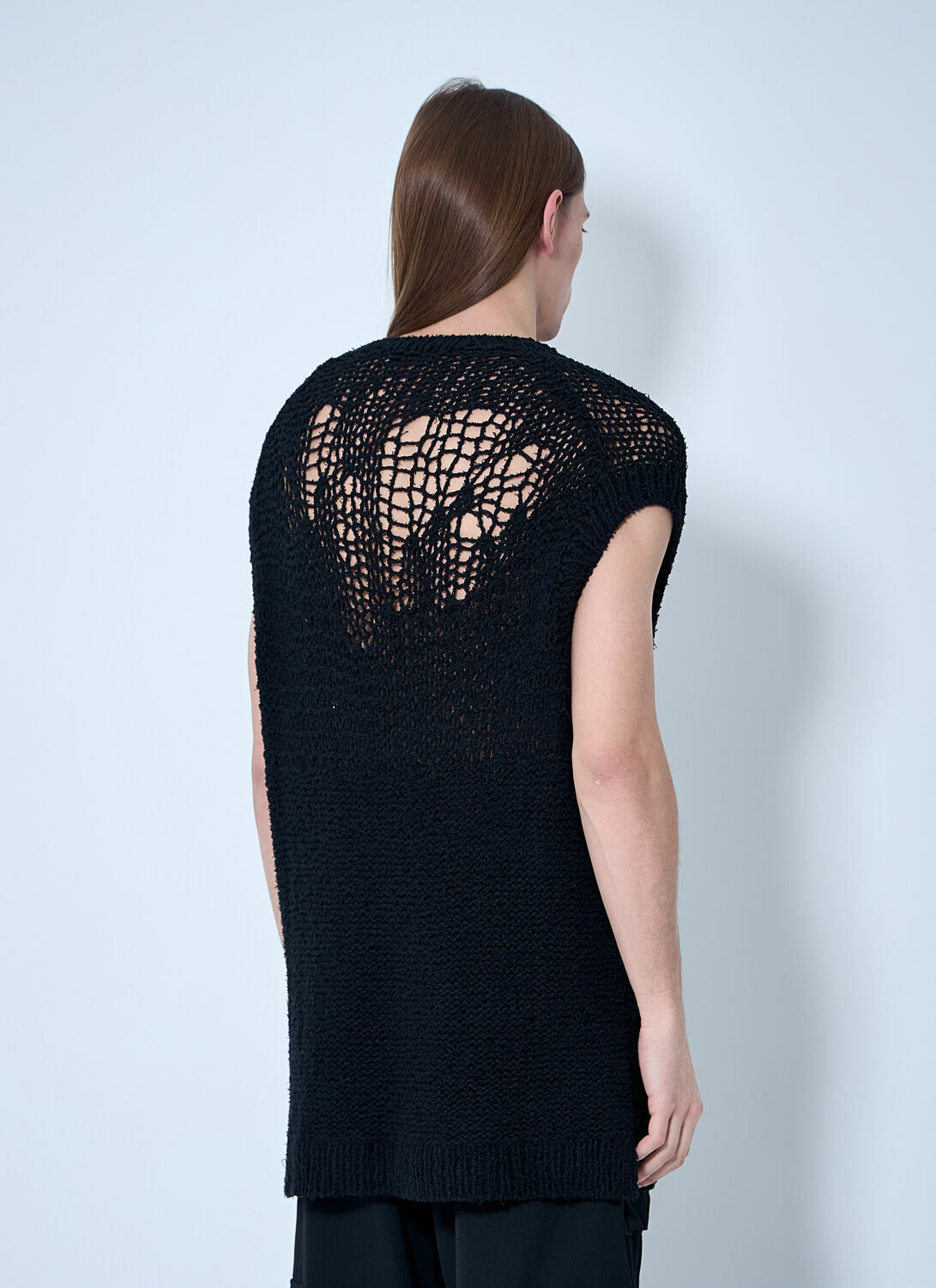 Yohji Yamamoto Open-Knit Vest